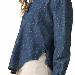 prAna Washed Out Denim Shirt - Women's -prAna Shop 3613cc6f 4964 408f 964f 5fe5c42196ed