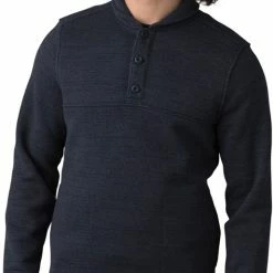 prAna Tri Thermal Threads Henley Fleece Sweater - Men's