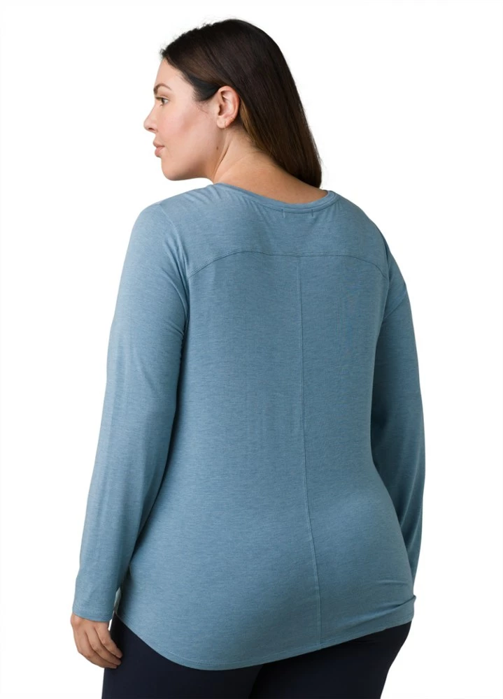 prAna Foundation Long-Sleeve Crew Top - Women's Plus Sizes 4 prAna Foundation Long-Sleeve Crew Top - Women's Plus Sizes - Image 2