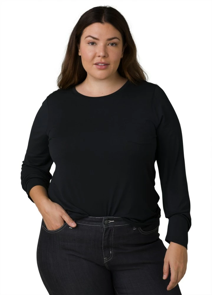 prAna Foundation Long-Sleeve Crew Top - Women's Plus Sizes 7 prAna Foundation Long-Sleeve Crew Top - Women's Plus Sizes - Image 5